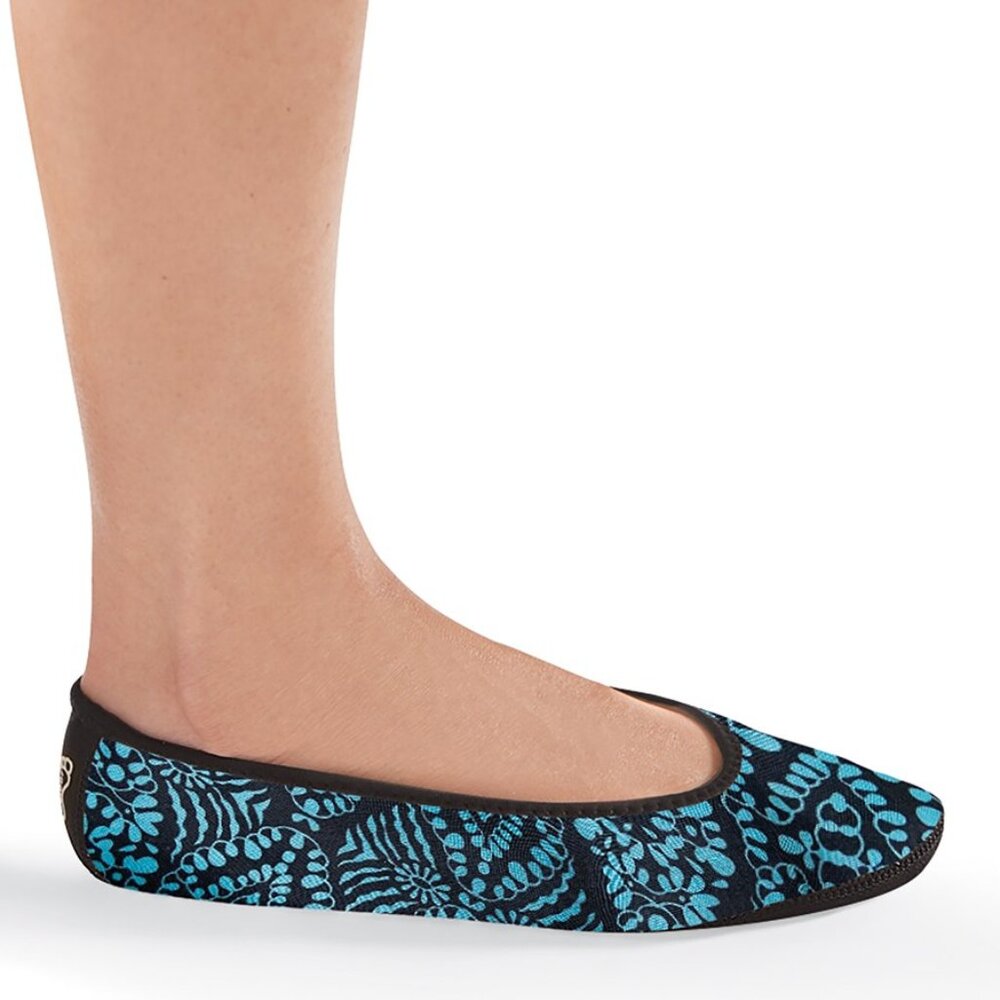 NWT XL Seafoam Nufoot Comfort Breathable Ballet Slippers